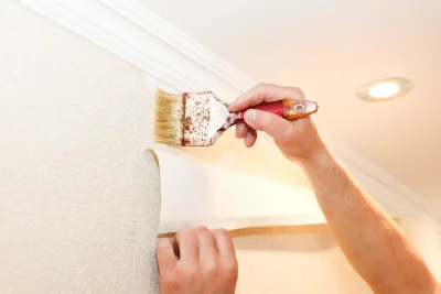 Pose de papier peint à Montgenost — revêtements muraux et toiles de verre